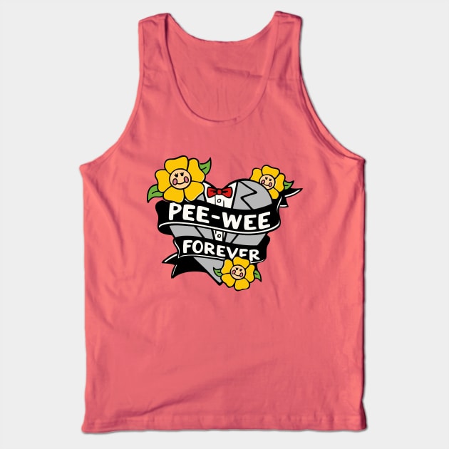 Pee Wee Herman Forever - Paul Reubens Tribute Tank Top by The Badin Boomer